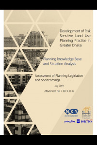 Cover Image of the 18.2 D-3 Assessment of planning Legislation and shortcomings_URP/RAJUK/S-5